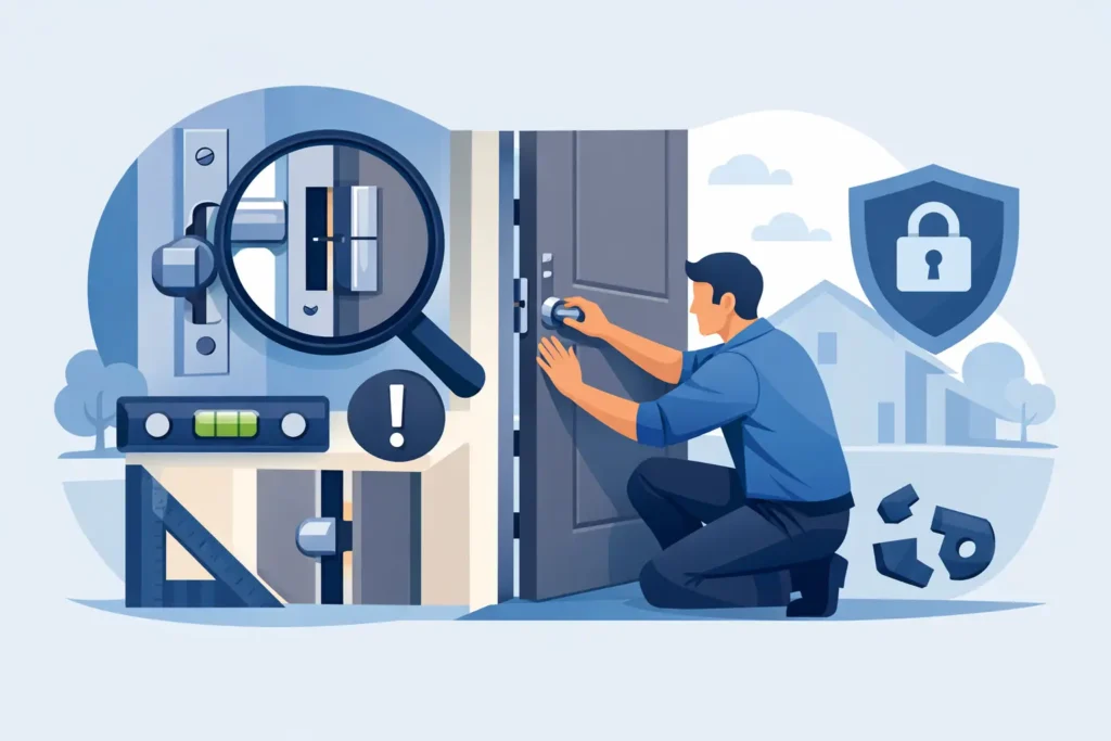 How to Check Door Alignment Before Locks Fail