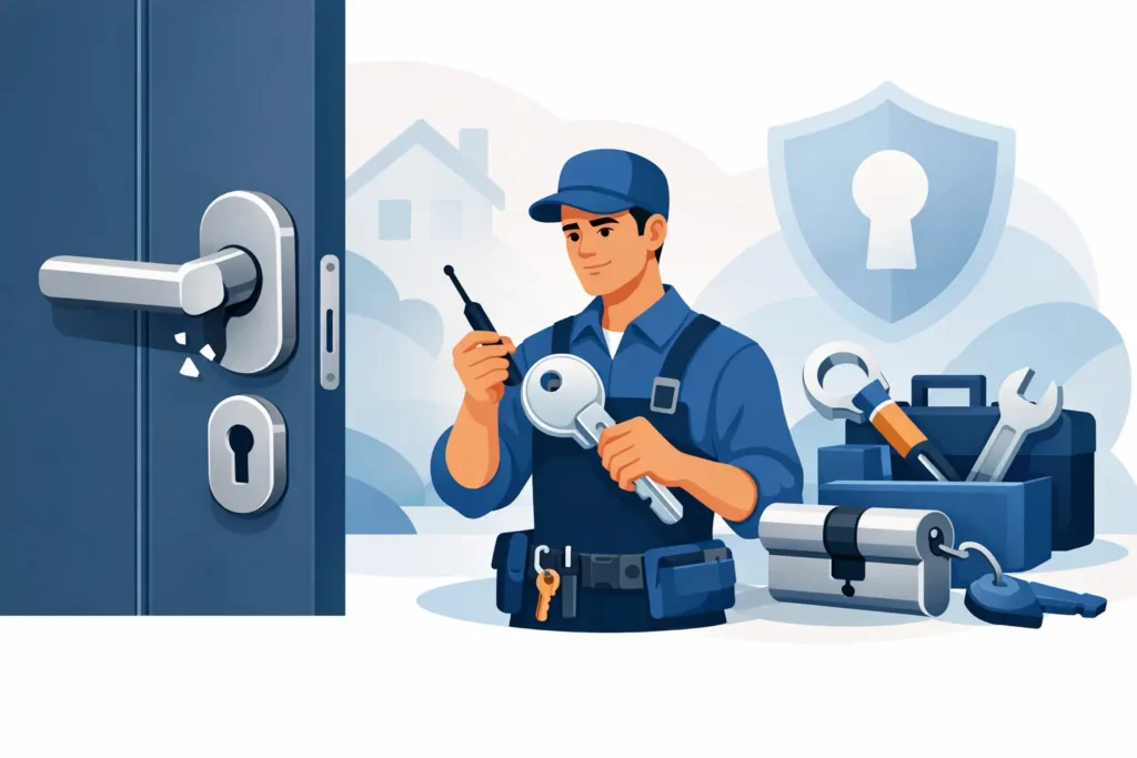 When to Call a Locksmith for Broken Door Handles